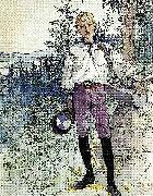 Carl Larsson lllustration till ansnittet till en gosse USA oil painting artist